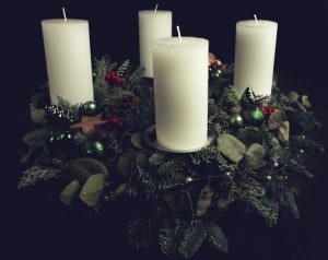 pillar-candle-and-taper-candle-as-christmas-gift